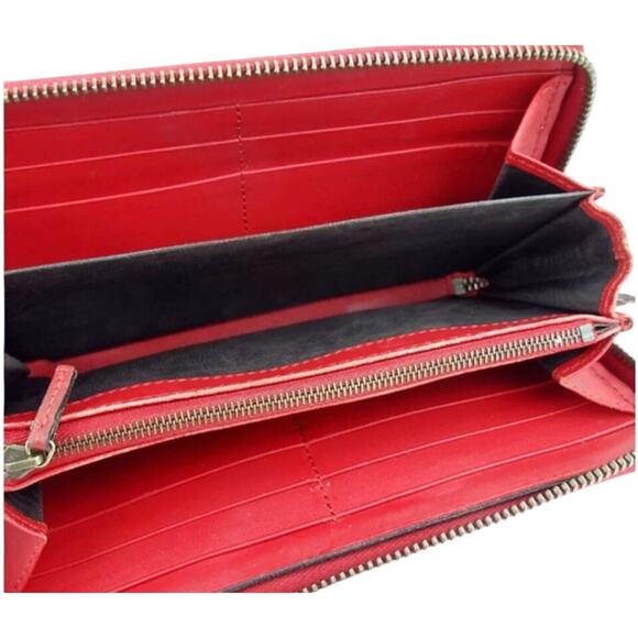 GUCCI Queen Margaret Bee-embellished Leather Zip Around Wallet - Picture 10 of 13